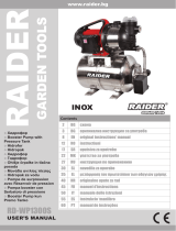 Raider Garden Tools RD-WP1300S Manual do usuário
