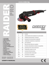 RAIDER Pro RDP-AG62 Manual do usuário