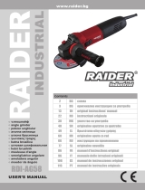 Raider Industrial RDI-AG58 Manual do usuário