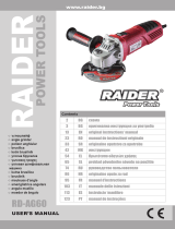 Raider Power Tools RD-AG60 Manual do usuário