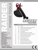 Raider Garden Tools RD-EBV04 Manual do usuário