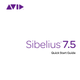 Sibelius 7.5 Guia rápido