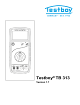 TESTBOY 313 Manual do usuário