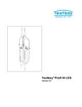 TESTBOY Profi III LED Manual do usuário