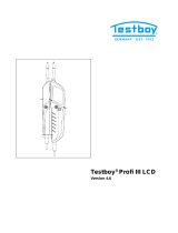 TESTBOY Profi III LCD Manual do usuário