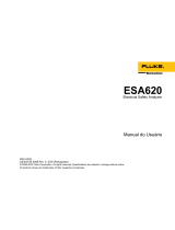 Fluke ESA620 Manual do usuário