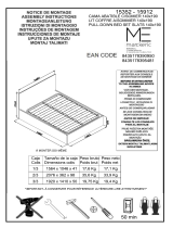 BUT Lit coffre 160x200 cm BEST 2 imitation chêne Instruções de operação