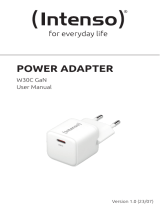 Intenso Power Adapter W30C GaN Manual do proprietário