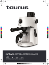 Taurus 920800 Coffee Maker Espresso Cream Manual do usuário