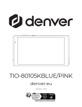 Denver TIO-80105KBLUEPINK Manual do usuário