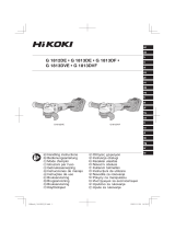 Hikoki G1813DVE Manual do usuário