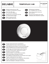 Delabie TEMPOFLUX 3 AB flush kit Guia de instalação