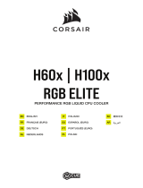 Corsair H60x RGB Elite Performance Liquid CPU Cooler Manual do usuário