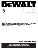 DeWalt DCF630B Manual do usuário