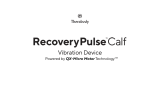 Therabody Recovery Pulse Calf Vibrating Compression Sleeve Manual do usuário