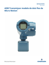 Micro Motion 4200 Transmissor modelo de dois fios da Manual do proprietário