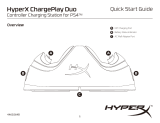 HyperX ChargePlay Duo Controller Charging Station for PS4 Manual do usuário