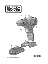 BLACK DECKER BCD0032S120-QW Impact Drill Manual do usuário