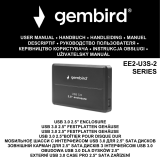 Gembird EE2-U3S-2-R Manual do proprietário