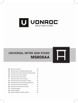 Vonroc MS806AA Universal Mitre Saw Stand Instruções de operação