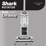 Shark NV340 Series Rotator Slim-Light Lift-Away Vacuum Manual do usuário