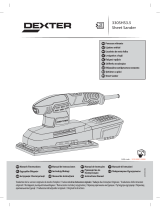 Dexter DP5 330SHS3.5 Sheet Sander Manual do usuário