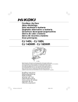Hikoki cj 14 dl Manual do proprietário