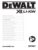 DeWalt DCF887 Manual do usuário