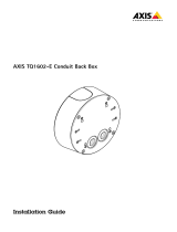 Axis TQ1602-E Guia de instalação