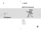 Bosch GCM 216 Professional Mitre Saw Manual do usuário
