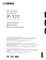 Yamaha P-525 Manual do proprietário