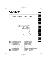 Hikoki D10VG Manual do usuário