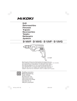 Hikoki D13VG Manual do usuário