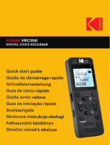 Kodak VRC350 Digital Voice Recorder Guia de usuario