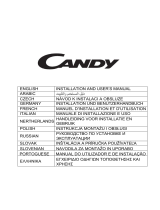 Candy CBG6251XP Canopy Cooker Hood Manual do usuário