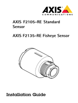 Axis F2105-RE Standard Sensor Guia de instalação