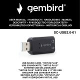 Gembird SC-USB2.0-01 Manual do proprietário