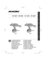 Hikoki DS18DC Manual do usuário
