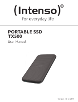 Intenso External SSD TX500 Manual do proprietário