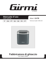 Girmi GH78 Ice Cubes Maker Manual do usuário