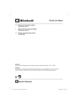 EINHELL TE-AC 24 Silent Oil Free Air Compressor Manual do usuário