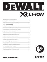 DeWalt DCF787 Manual do usuário