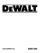 DeWalt DWE7485 Manual do usuário