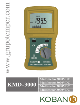 koban KMD-3000 Manual do proprietário