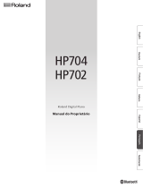 Roland HP702 Manual do proprietário