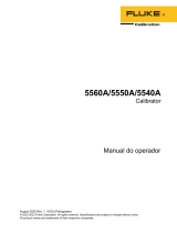 Fluke Calibradores Multiproduto 5560A, 5550A e 5540A Manual do usuário