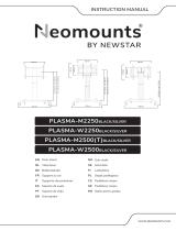Neomounts plasma-w2500silver Manual do usuário