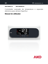 AKO AKO-16526 V2 Temperature and electronic expansion controller for cold room store Manual do usuário