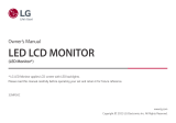 LG 32MR50C-B Instruções de operação