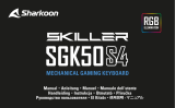 Sharkoon SKILLER SGK50 S4 Barebone ANSI White Manual do usuário